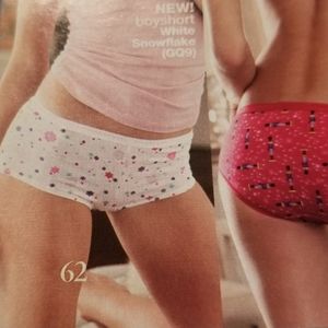 Victoria's Secret Holiday Edition Vintage Boyshort Panty